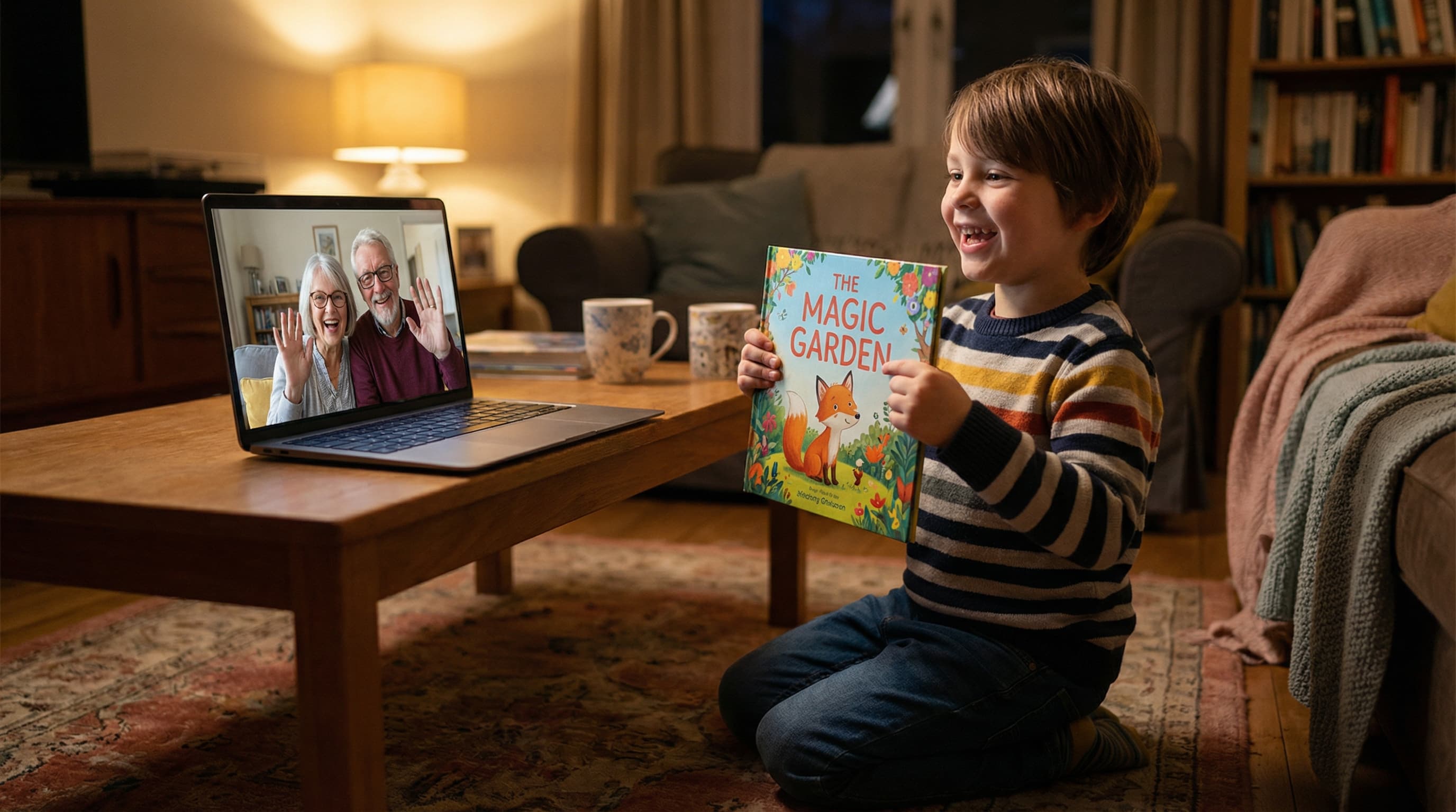 Sharing stories with family