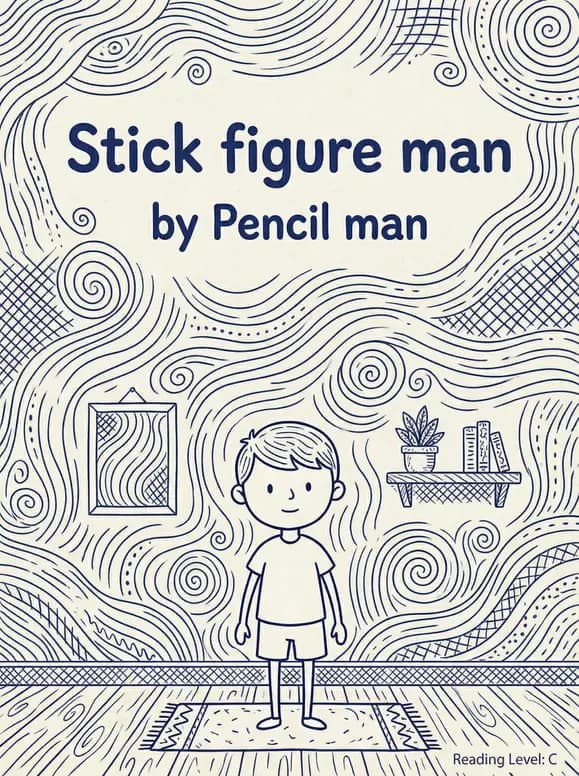 Stick figure man