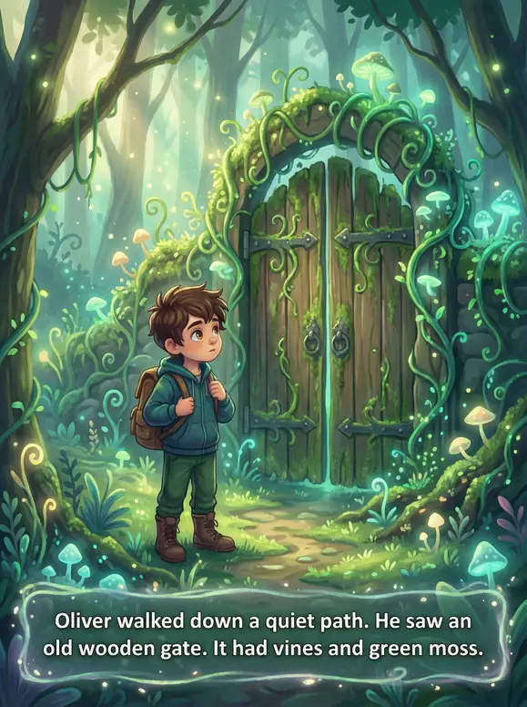 Oliver and the Enchanted Garden - Page 1