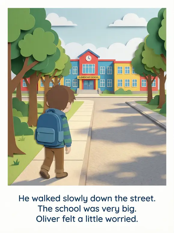 Oliver's First Day of School - Page 2